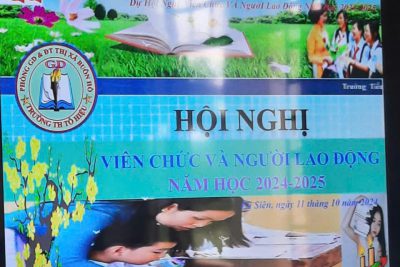 HỘI NGHỊ VIÊN CHỨC VÀ NGƯỜI LAO ĐỘNG NĂM HỌC 2024-2025